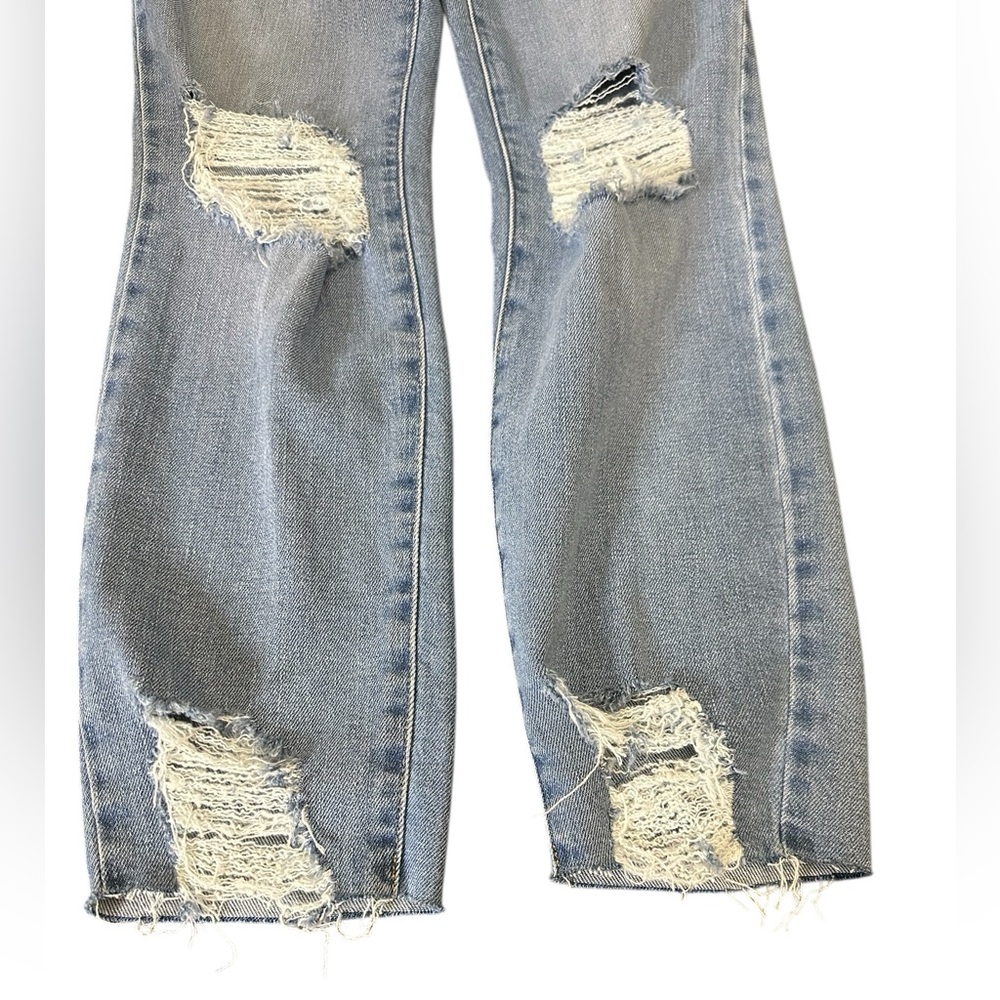 NWT Good American Good Classic Distressed Denim Jeans - Picture 9 of 11